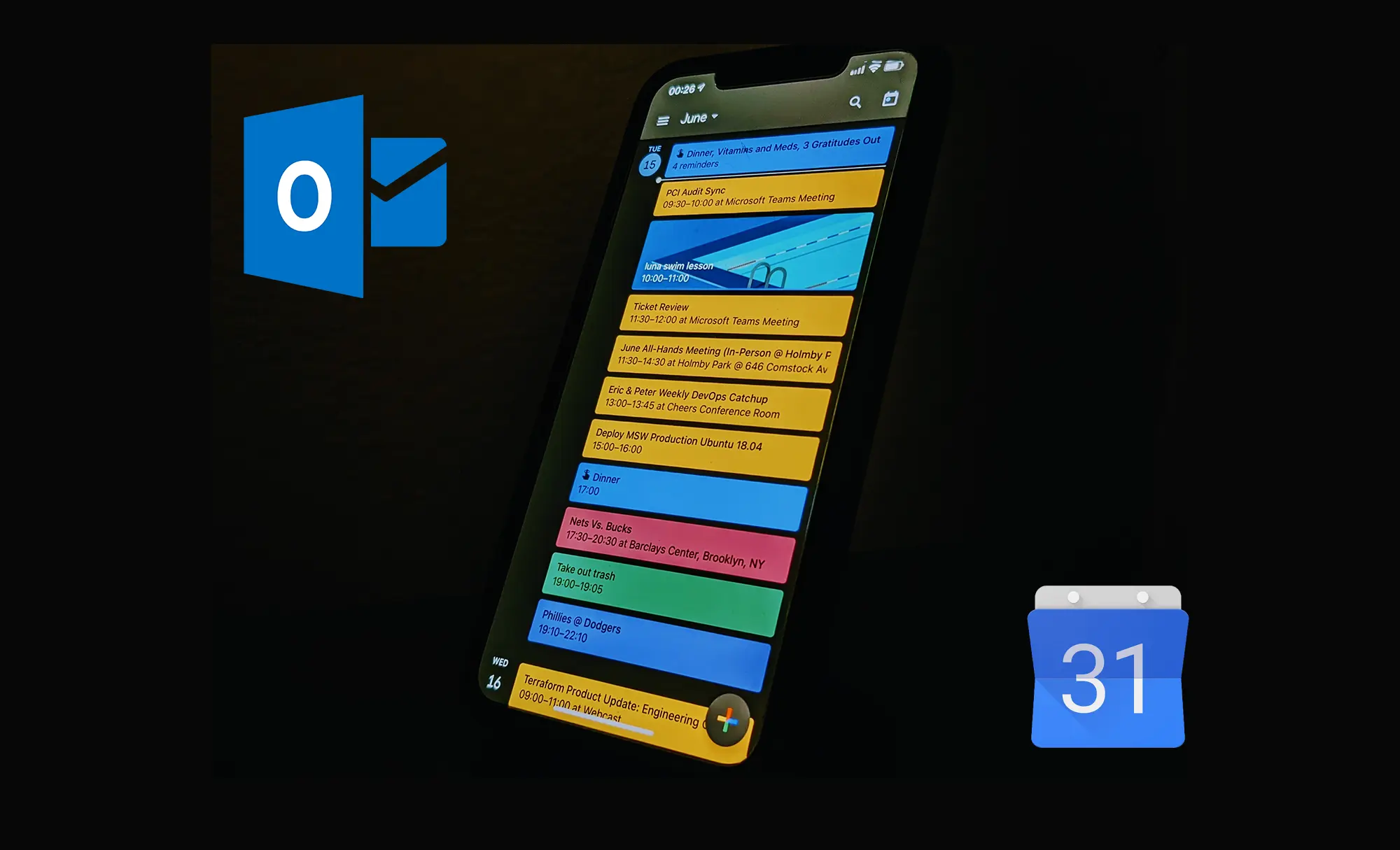 Unifying M365 and Google Calendars